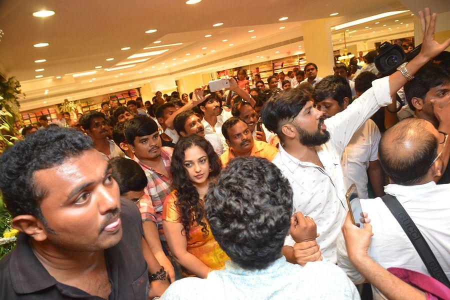 Nithya Menen At Kalamandir 25th Store Opening Photos