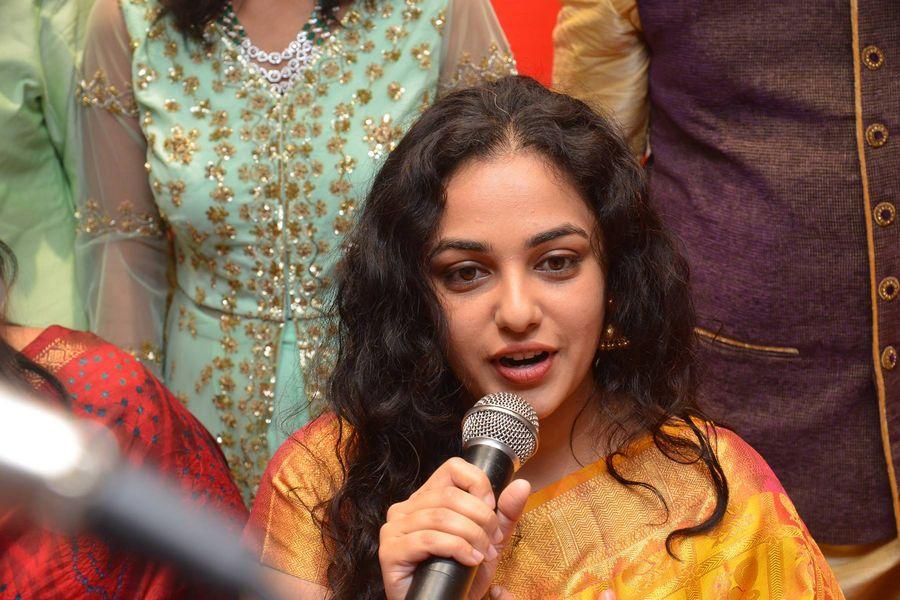 Nithya Menen At Kalamandir 25th Store Opening Photos