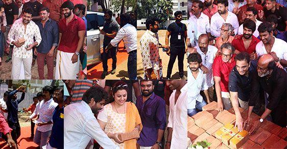 PHOTOS: Nadigar Sangam New Building's Foundation Laying Ceremony