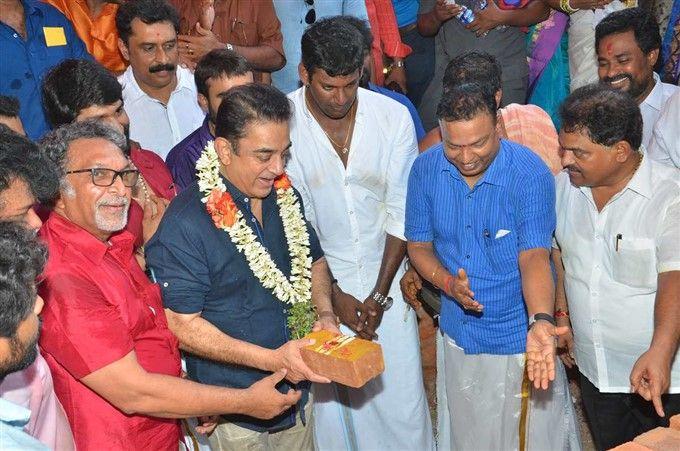 PHOTOS: Nadigar Sangam New Building's Foundation Laying Ceremony