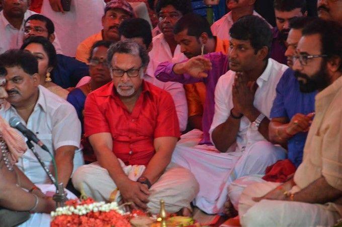 PHOTOS: Nadigar Sangam New Building's Foundation Laying Ceremony