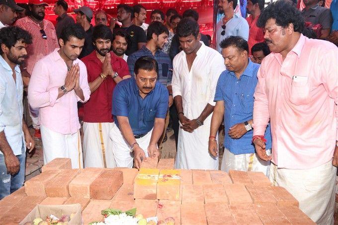 PHOTOS: Nadigar Sangam New Building's Foundation Laying Ceremony