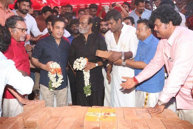PHOTOS: Nadigar Sangam New Building's Foundation Laying Ceremony