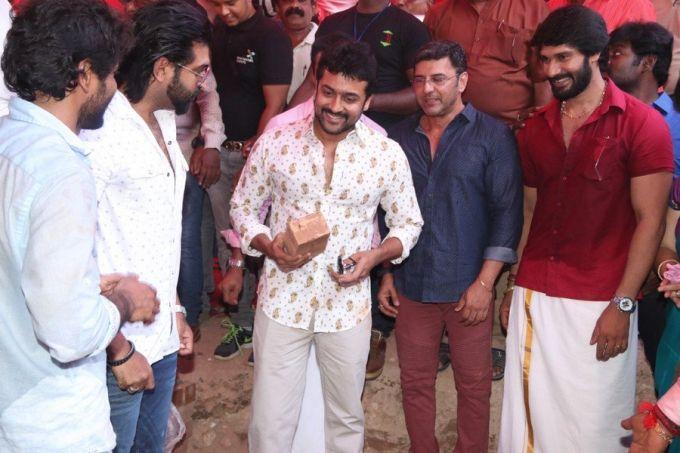 PHOTOS: Nadigar Sangam New Building's Foundation Laying Ceremony