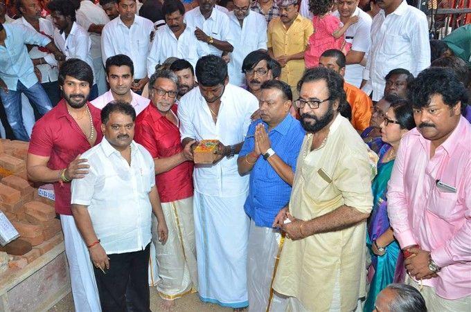 PHOTOS: Nadigar Sangam New Building's Foundation Laying Ceremony