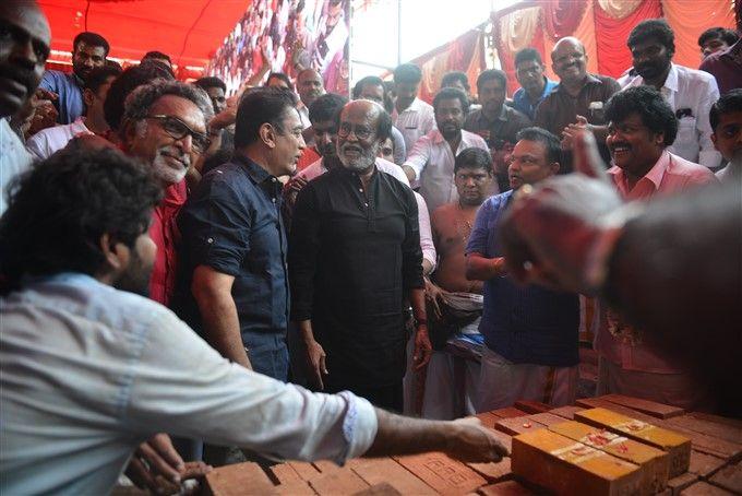 PHOTOS: Nadigar Sangam New Building's Foundation Laying Ceremony