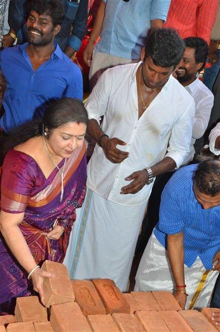 PHOTOS: Nadigar Sangam New Building's Foundation Laying Ceremony