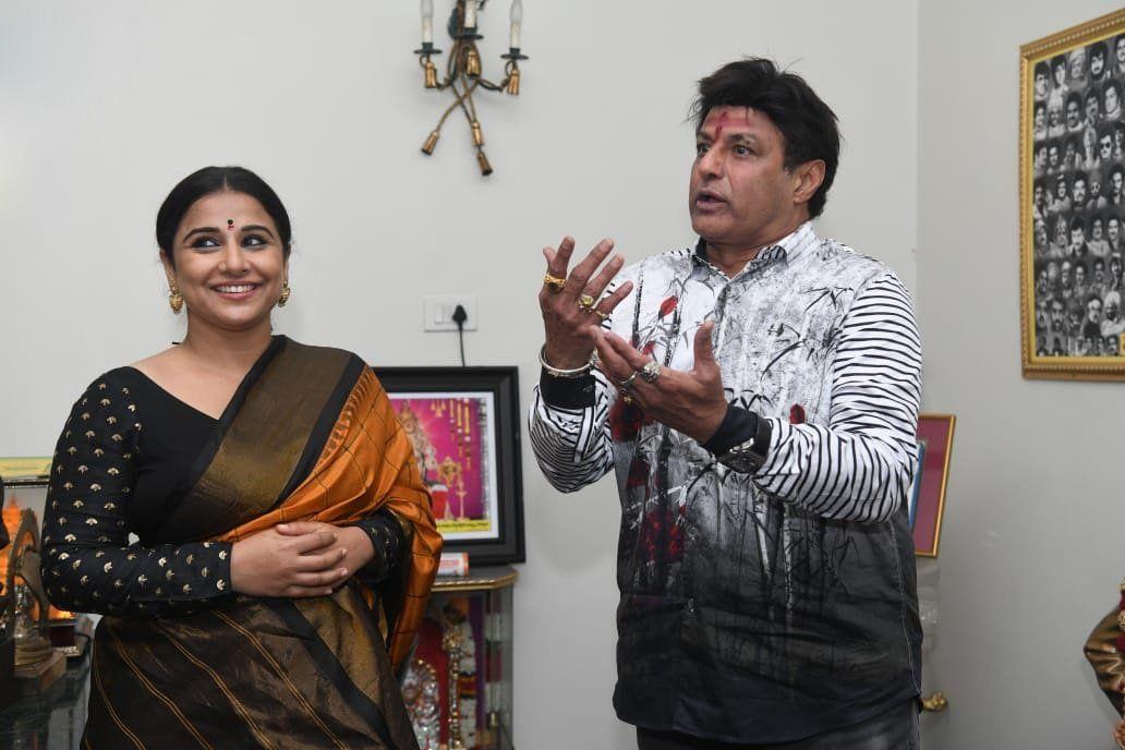 PHOTOS: Nandamuri Family gives a grand welcome to Vidya Balan