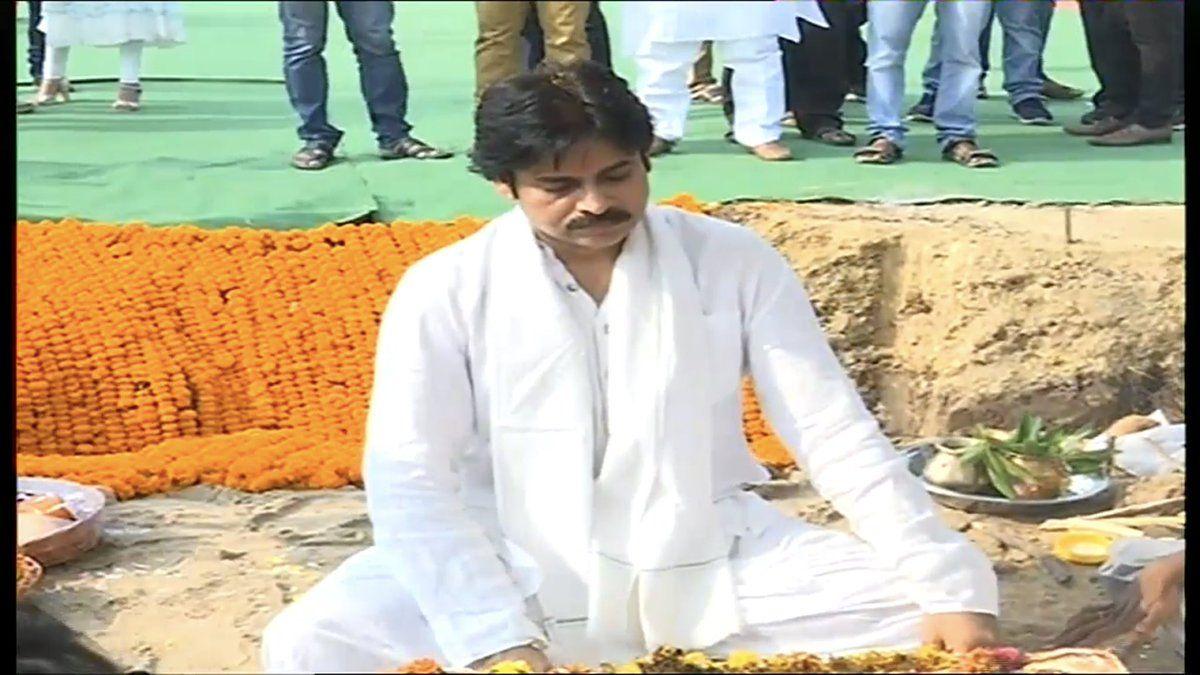 PHOTOS: Pawan Kalyan New House Foundation Stone Laying Ceremony