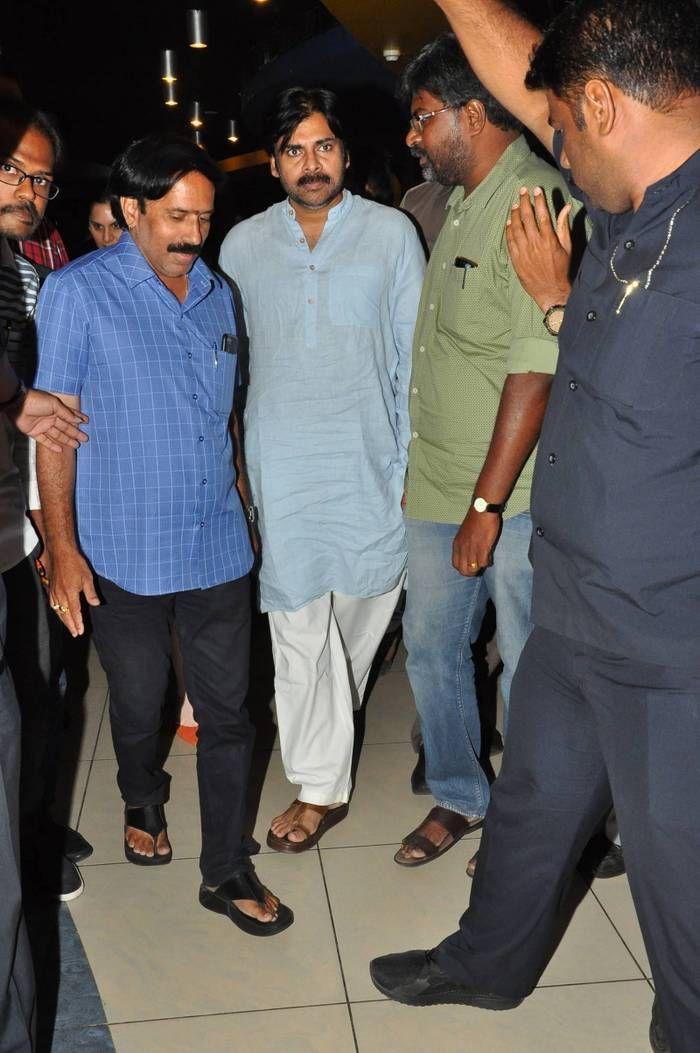 PHOTOS: Pawan Kalyan watched Rangasthalam along with Ram Charan