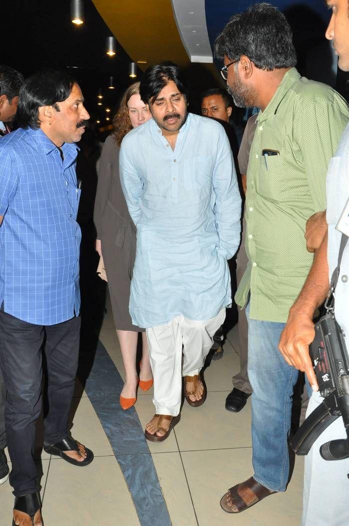 PHOTOS: Pawan Kalyan watched Rangasthalam along with Ram Charan