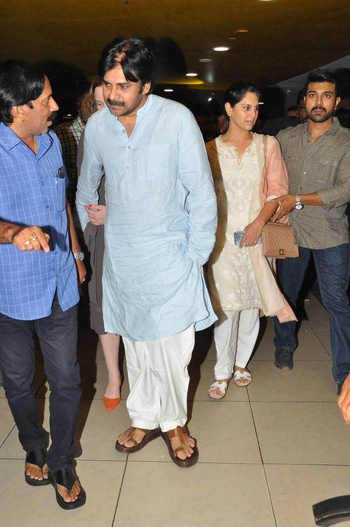 PHOTOS: Pawan Kalyan watched Rangasthalam along with Ram Charan