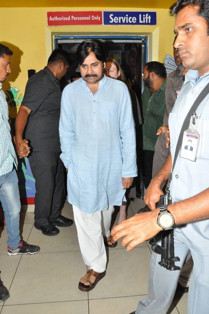 PHOTOS: Pawan Kalyan watched Rangasthalam along with Ram Charan