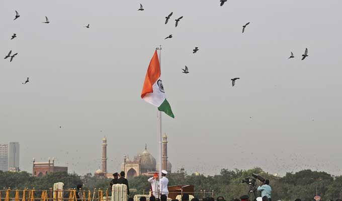 PM Modi at 72nd Independence Day Celebrations at Red Fort Photos