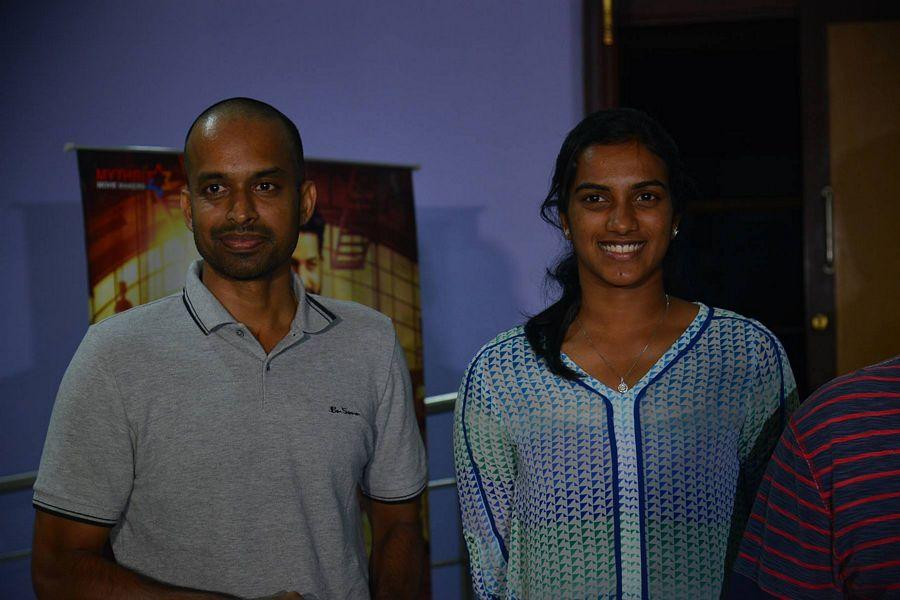 PV Sindhu & Pullel Gopichand Watch Janatha Garage