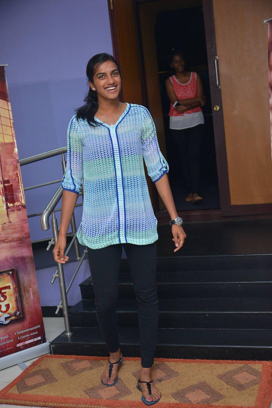 PV Sindhu & Pullel Gopichand Watch Janatha Garage