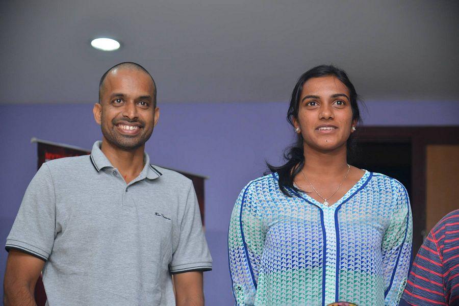 PV Sindhu & Pullel Gopichand Watch Janatha Garage