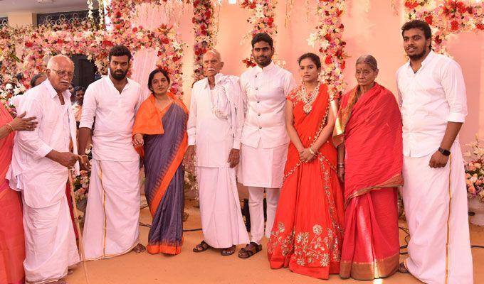 Paritala Ravi daughter's Snehalatha Engagement Photos