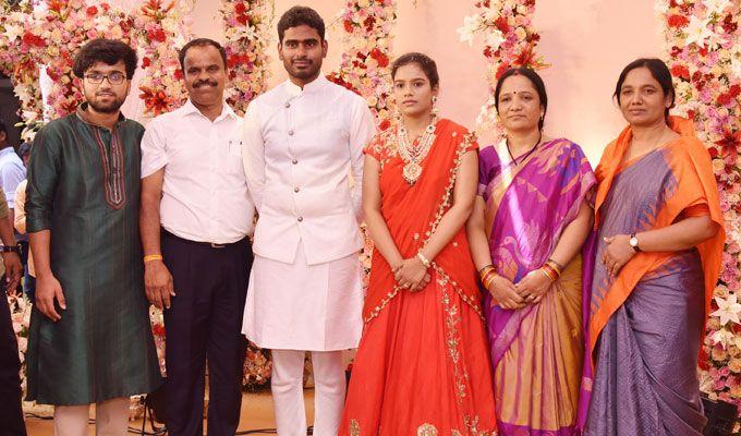 Paritala Ravi daughter's Snehalatha Engagement Photos