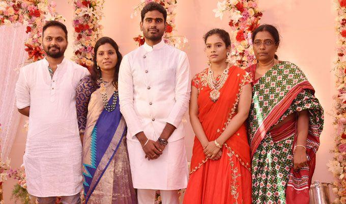 Paritala Ravi daughter's Snehalatha Engagement Photos