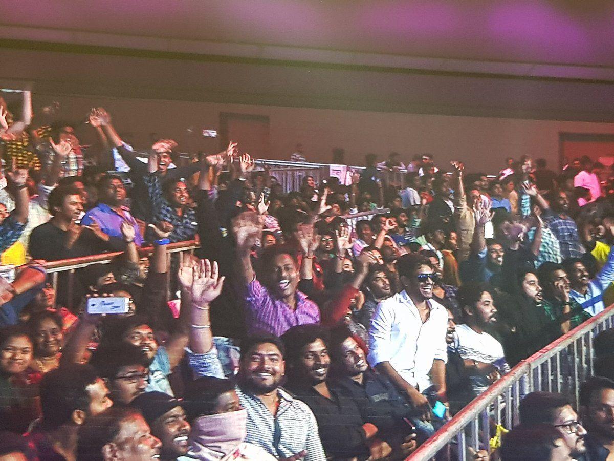 Pawan Kalyan Fans Going Crazy At Agnyaathavaasi Movie Audio Photos