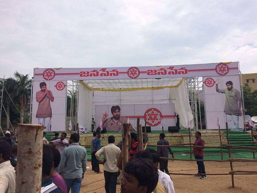 Pawan Kalyan JanaSena Public Meeting at Tirupati