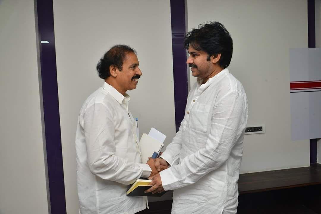 Pawan Kalyan Meeting With CPI & CPM Leaders at Vijayawada JanaSena office