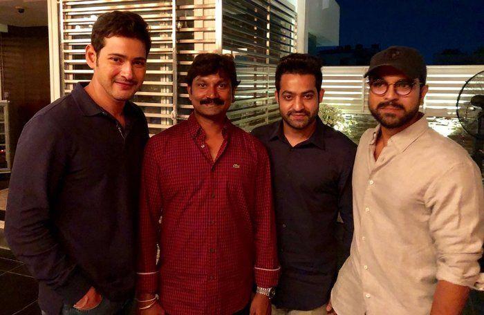 Photos: Charan, NTR party with Mahesh Babu