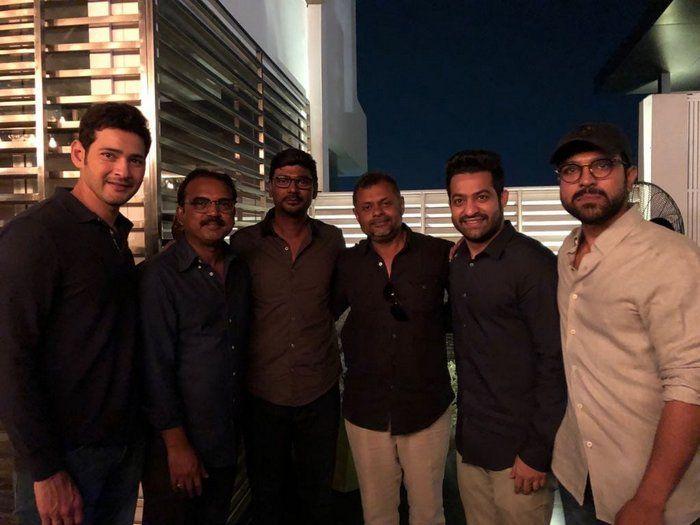 Photos: Charan, NTR party with Mahesh Babu