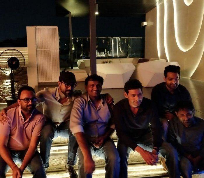 Photos: Charan, NTR party with Mahesh Babu