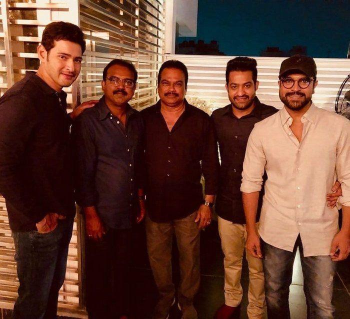 Photos: Charan, NTR party with Mahesh Babu