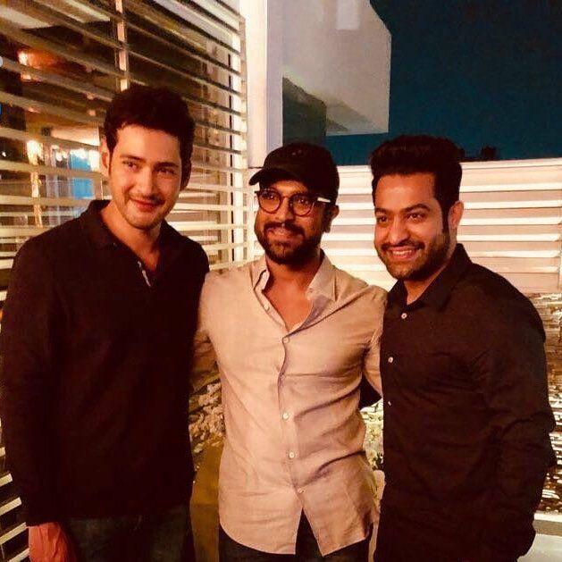 Photos: Charan, NTR party with Mahesh Babu