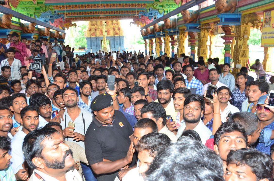 Photos: Fidaa Team at Maddi Anjaneya Swamy Temple