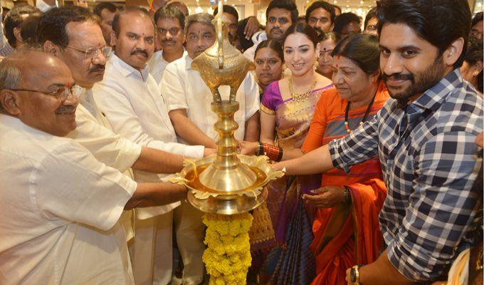Photos: Naga Chaitanya & Tamannaah Launch a mall in Guntur
