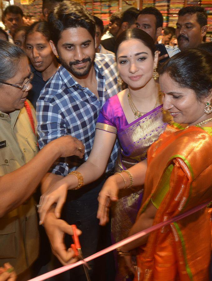 Photos: Naga Chaitanya & Tamannaah Launch a mall in Guntur