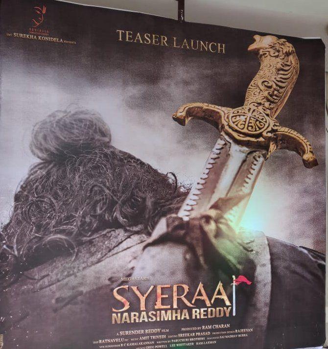 Photos: Teaser Launch Event of SyeRaa to begin shortly