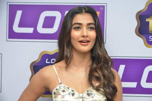 Pooja Hegde Stills at LOT Mobile Store Inauguration At Vijayawada