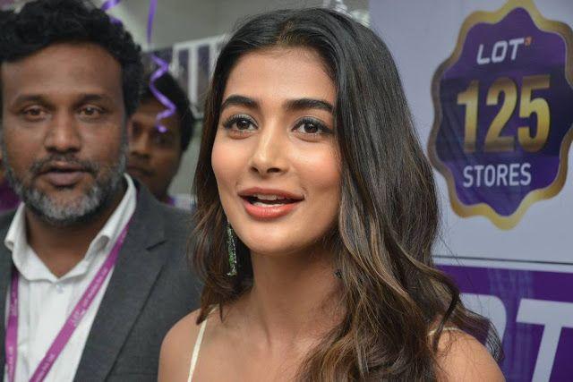 Pooja Hegde Stills at LOT Mobile Store Inauguration At Vijayawada