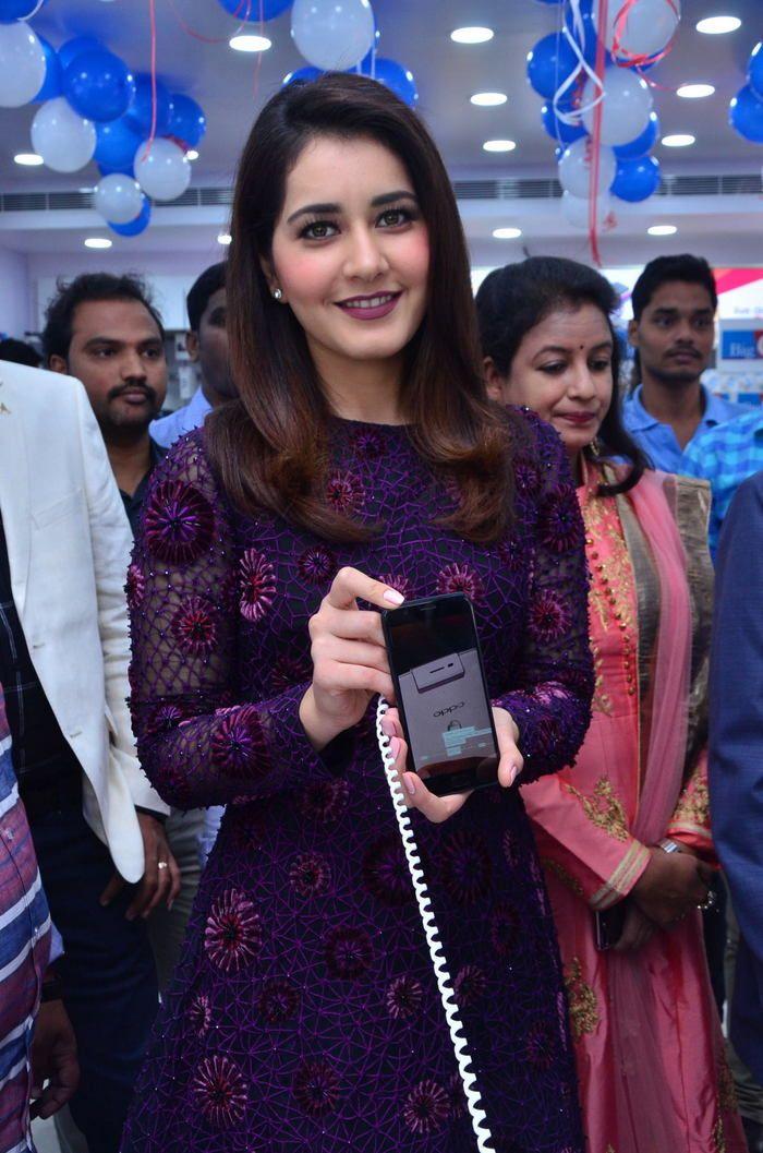 Raashi Khanna Stills at BigC Mobiles Store Launch
