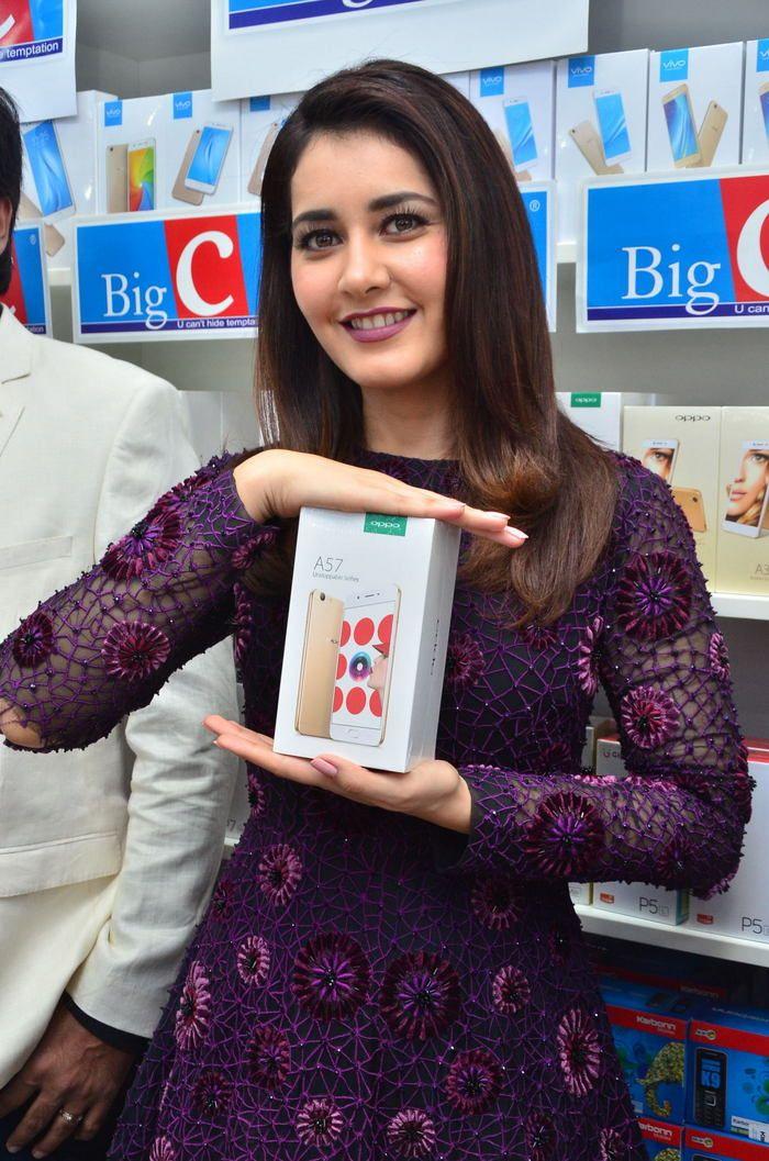 Raashi Khanna Stills at BigC Mobiles Store Launch