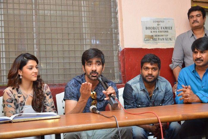 Raja The Great Movie Team at Devnar School Photos