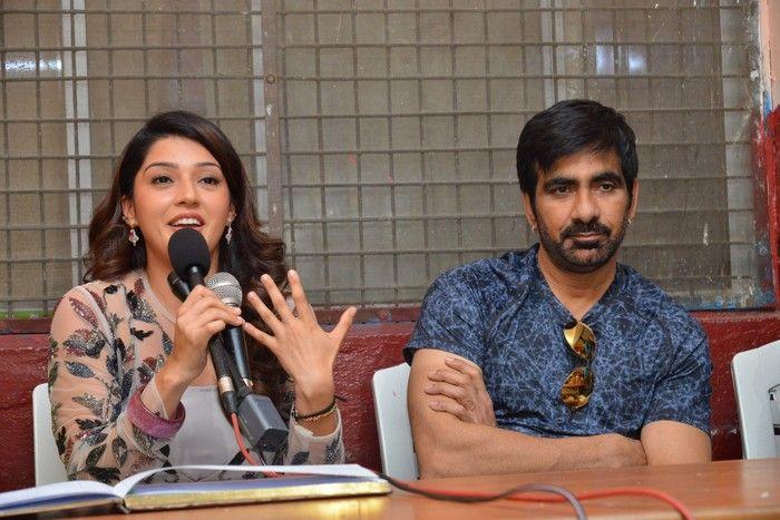 Raja The Great Movie Team at Devnar School Photos