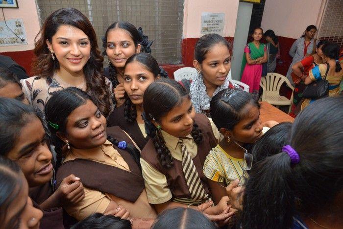 Raja The Great Movie Team at Devnar School Photos