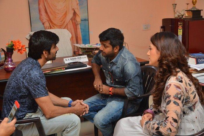 Raja The Great Movie Team at Devnar School Photos