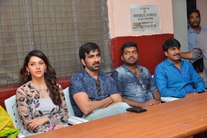 Raja The Great Movie Team at Devnar School Photos
