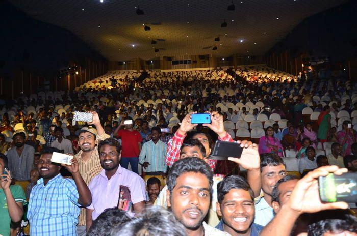 Raja The Great Movie Team at Sudarshan Theatre Photos