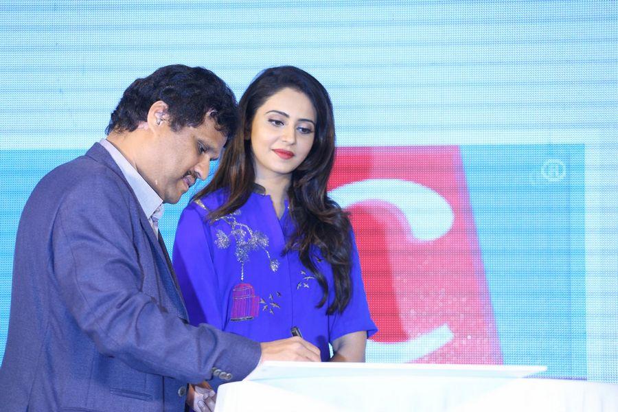 Rakul Preet Singh as BIG C New Brand Ambassador Photos