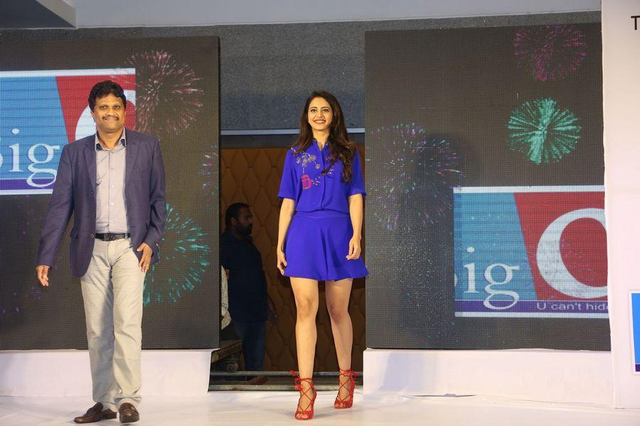 Rakul Preet Singh as BIG C New Brand Ambassador Photos