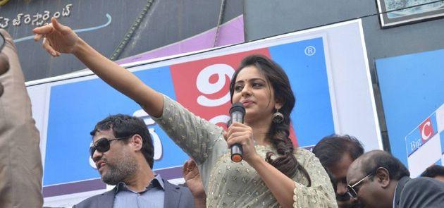 Rakul Preet Singh at Big C Show Room Launch Photos