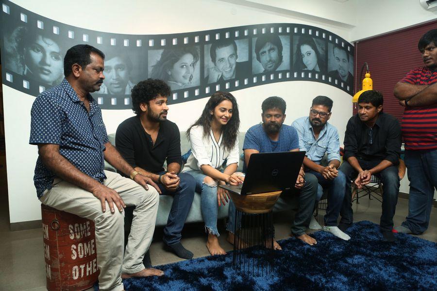 Rakul Releases Darshakudu Aakasam Dinchi megallo Song Photos